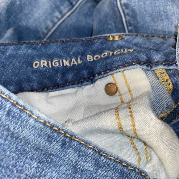 American Eagle Next Level Flex Blue Denim Original Boot Bootcut Jeans Size 31x31 - Picture 7 of 8